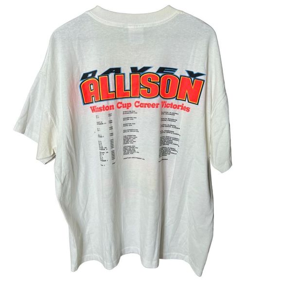 VTG 1993 Nascar Davey Allison T Shirt USA XXL - Picture 3 of 5